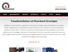 Tablet Screenshot of ib-kruidhof.nl